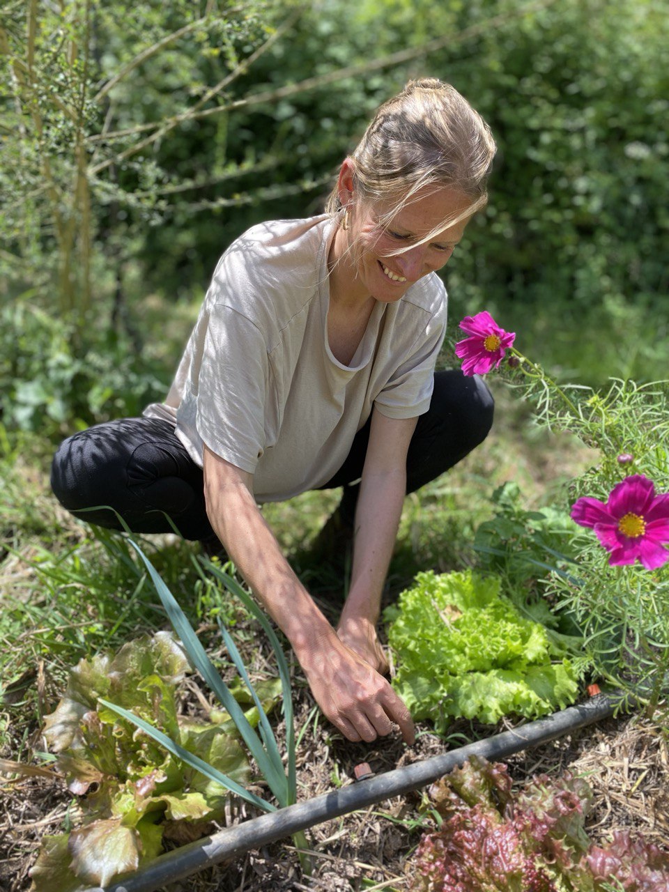 Tending the rows