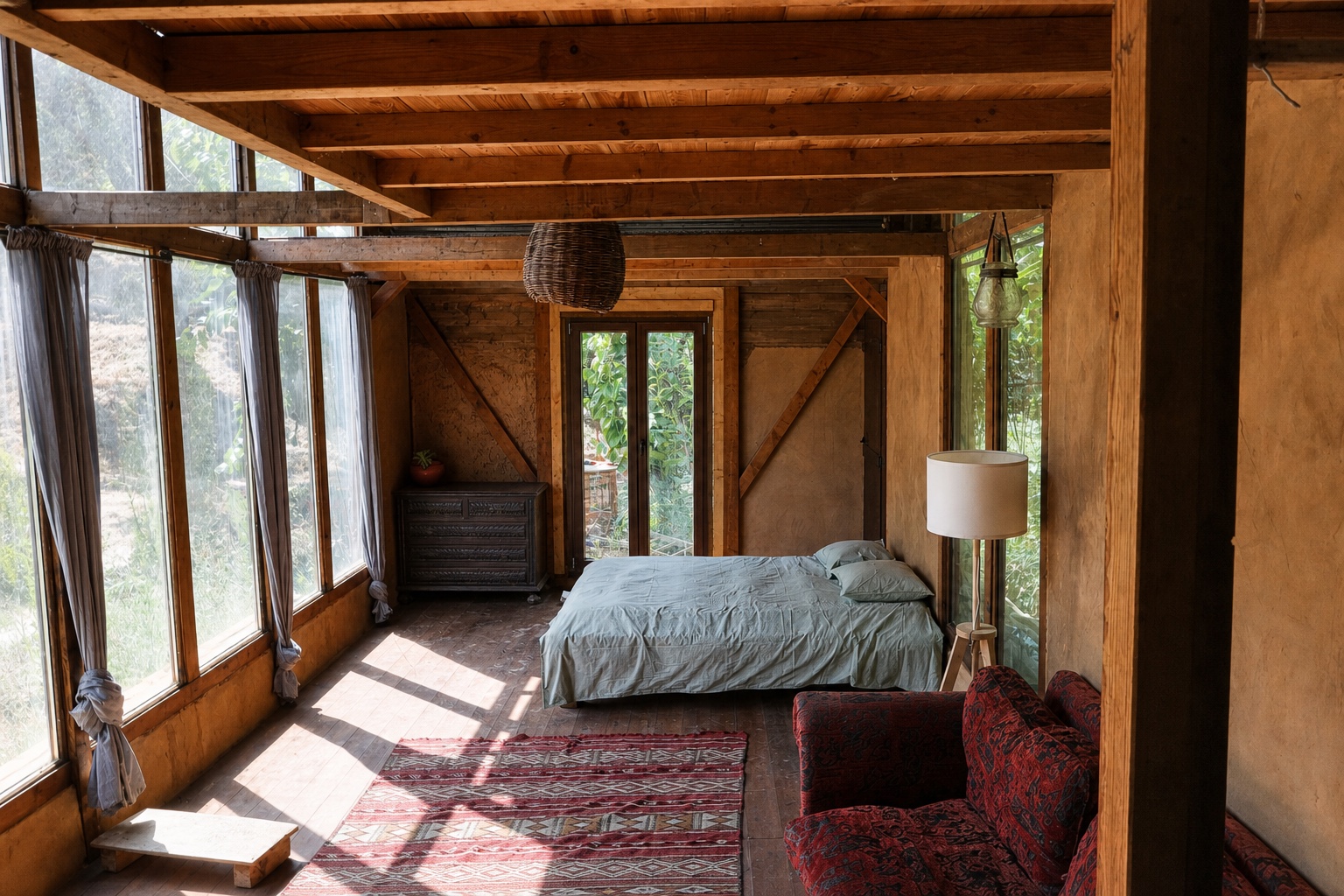 Clay house - Earth-built quiet room.